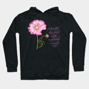 Flowers for spring and a positive mind Hoodie